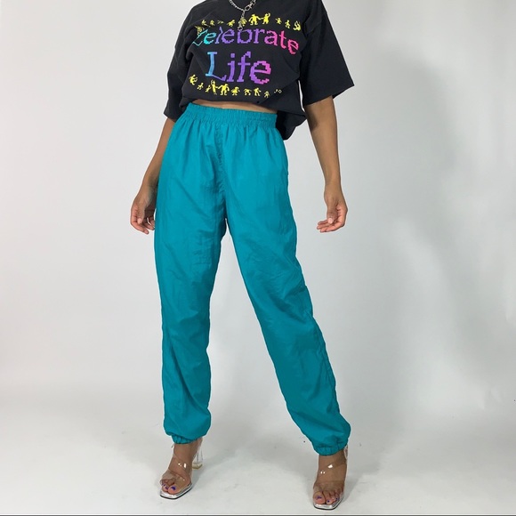 1990’s Vintage Swishy Windbreaker Pants